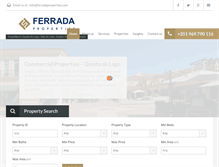 Tablet Screenshot of ferradaproperties.com